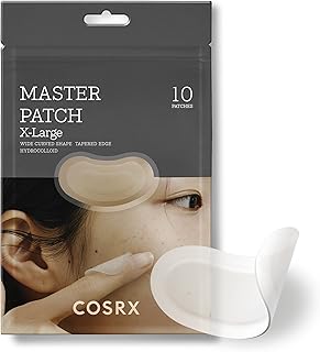 COSRX Master Patch Intensive | Oval-Shaped Hydrocolloid Pimple Patch with Tea Tree Oil & Salicylic Acid | Quick & Easy Blemish, Zit, Spot Treatment (10 Patches (X-Large), 10, Count)