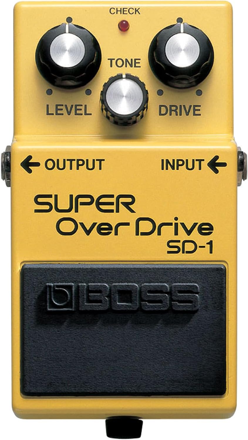 BOSS SD-1 SUPER Overdrive | Compact Overdrive Pedal | Genre-Defining Sound & Feel | Unique Clipping Circuitry Produces Tube-Like Characteristics | Dynamic Tone Options | Easy-To-Use Controls