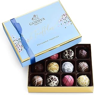 Godiva Chocolatier Patisserie Dessert Truffles Assorted Chocolate Gift Box, 12 pc.