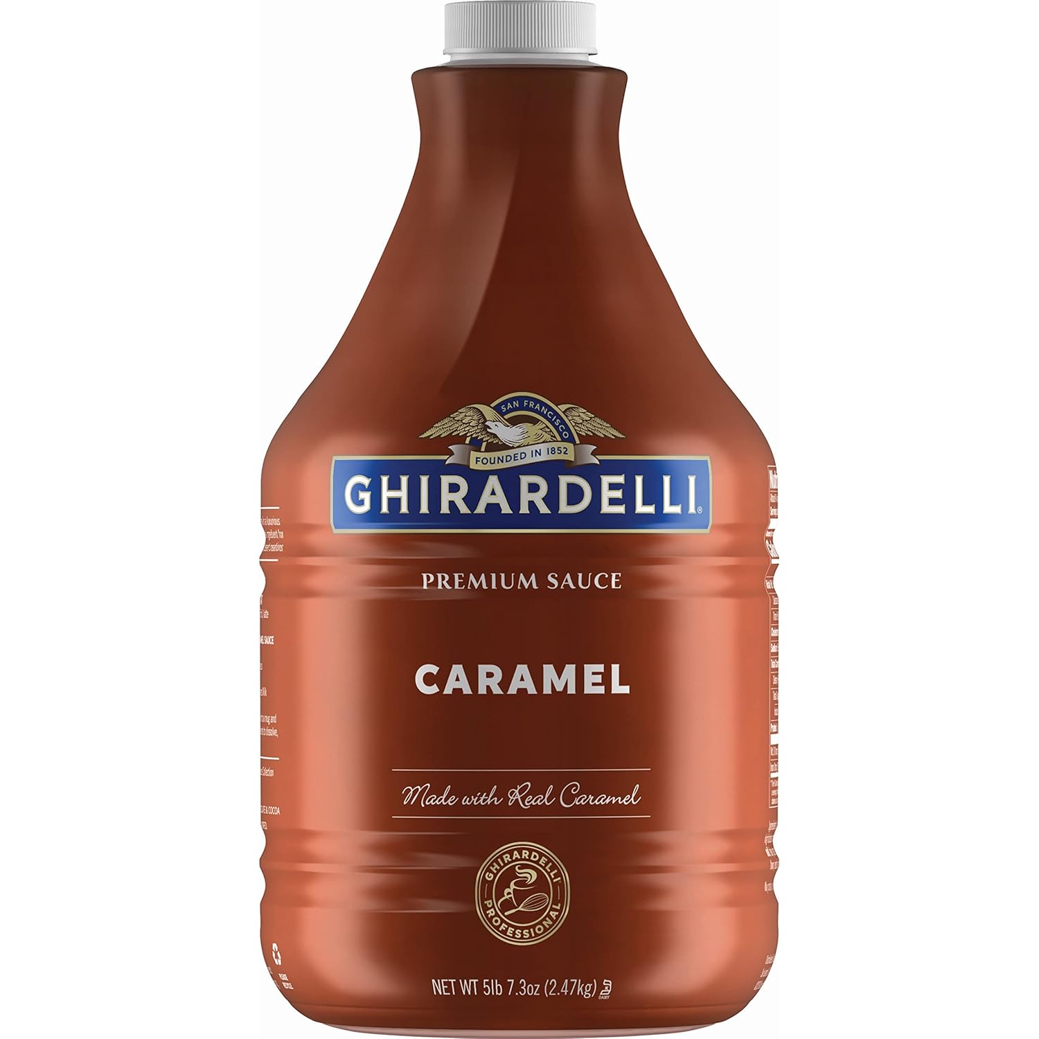 Ghirardelli Chocolate Company Caramel Sauce Pump Bottle, 87.3 oz (Pack of 1)
