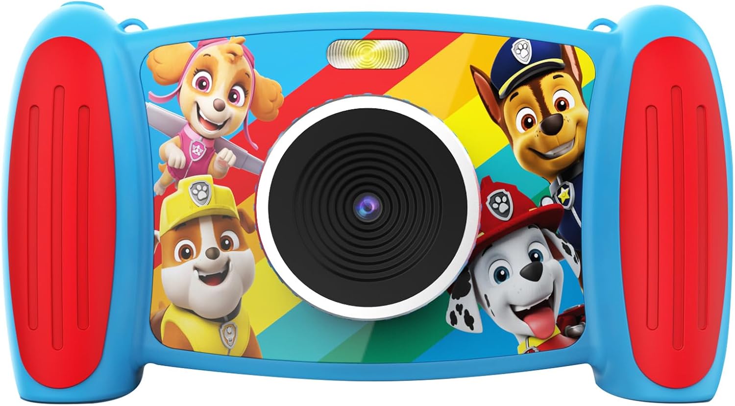 Accutime PAWC3018 Paw Patrol Interactive Children's Camera, 5MP Photo, 1080p Video Resolution, 4x Zoom, 5 Fun Filters & Special Effects, 4 Cool Games, 2-in-1 Screen, with Micro SD Card, Blue