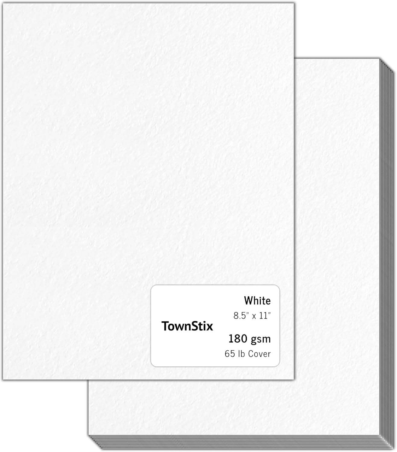 200 Pieces, (65 lb/180 GSM) - White Cardstock 8.5 x 11, Thick Heavy Card Stock Cardboard Printer Paper