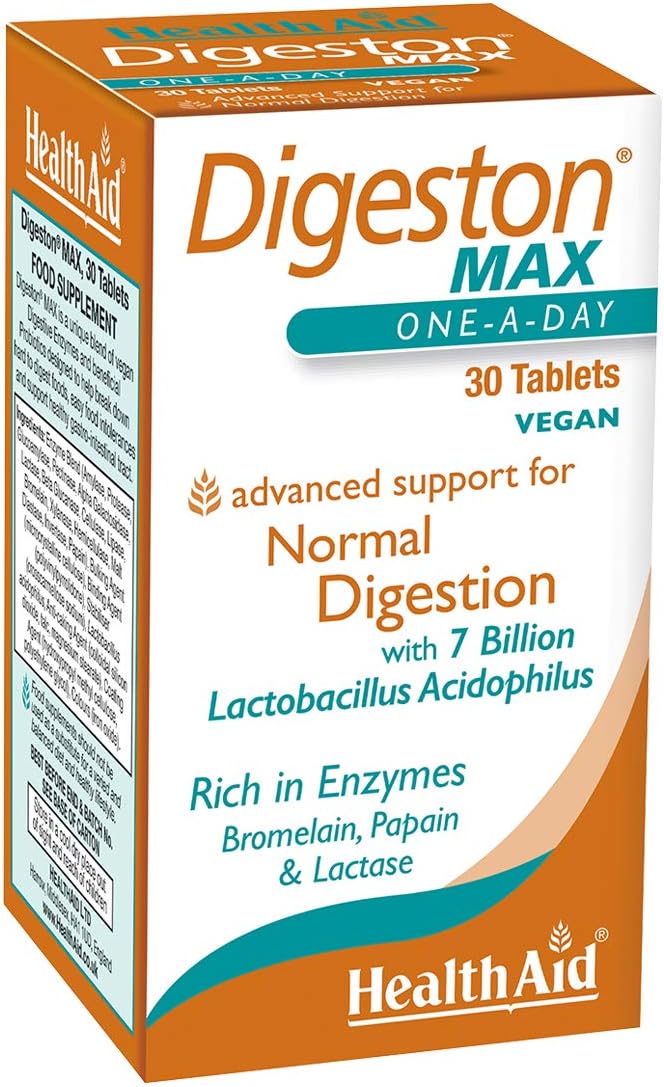 HealthAid Digeston Max Tablets, 30-Count