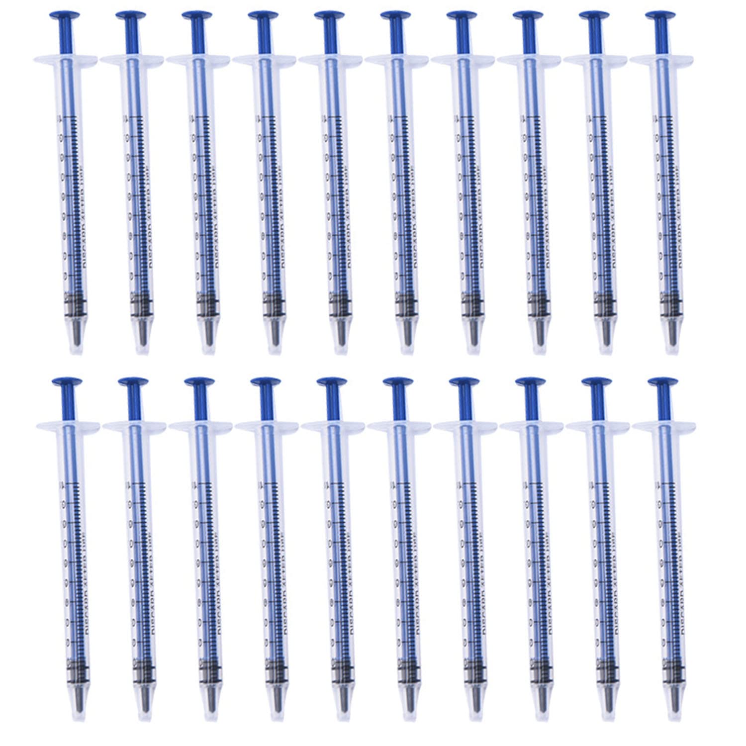 10PCS 10ML Reusable Plastic Syringe with Measurement Hydroponics Plastic Nutrient Measuring Nutrient Syringe Tools Sampler
