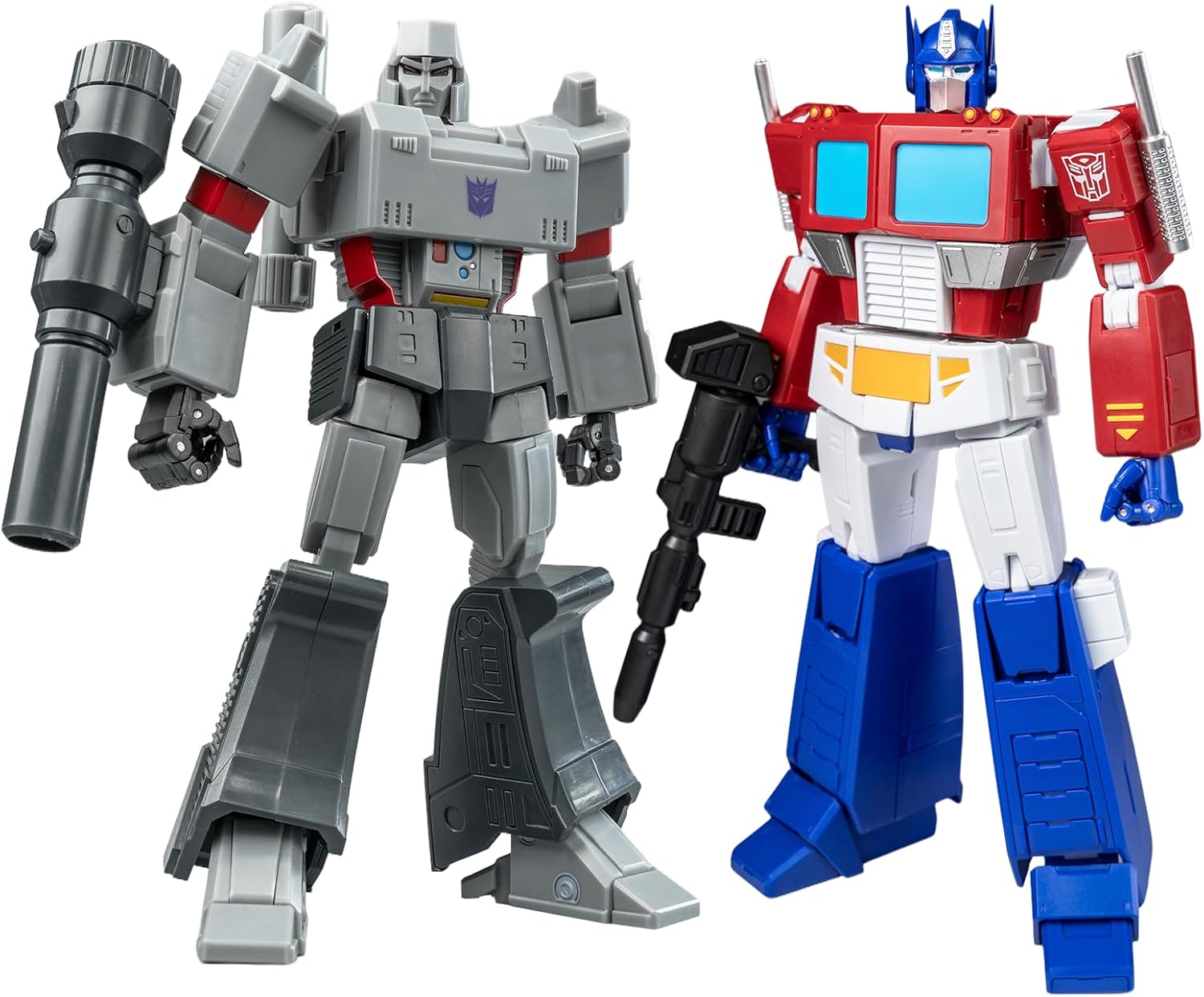 YOLOPARK Transformers Toys G1 Action Figures,AMK Series 7.87 Inch Highly Articulated Optimus Prime,Megatron Transformer Toys for Adults Boys Girls,No Converting