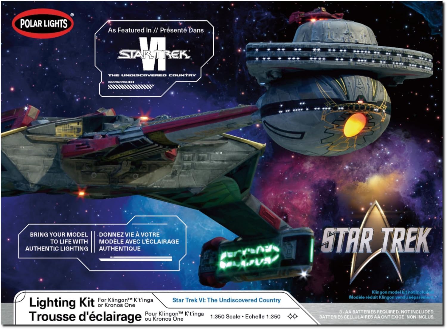 Star Trek - Klingon Kronos One Light KIT - 1:350 Scale - Star Trek VI - from Round 2/AMT (MKA055)