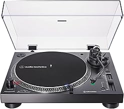 Audio-Technica AT-LP120XUSB-BK Direct-Drive Turntable (Analog & USB), Fully Manual, Hi-Fi, 3 Speed, Convert Vinyl to Digital, Anti-Skate and Variable Pitch Control Black