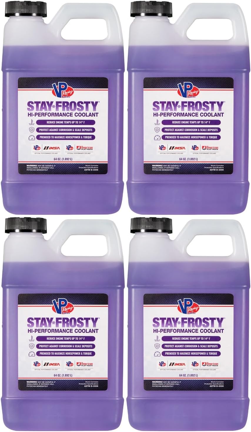 VP Racing Fuels 2087 Stay Frosty Hi-Performance Coolant, 64 Ounces (4 Pack)