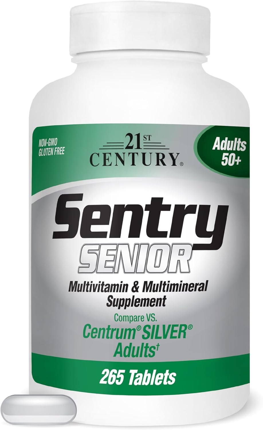 21st Century Sentry Senior Tablets, 265 Count
