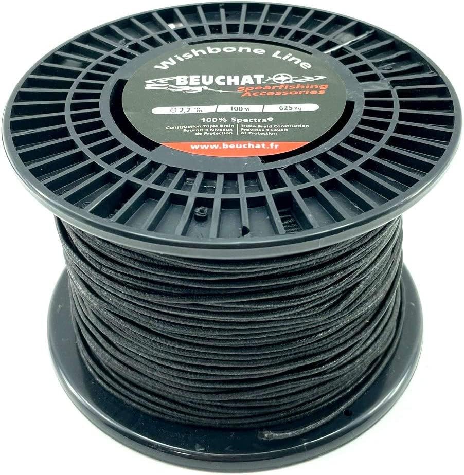 2.2 mm Triple Jacket Spectra Line for Speargun Band Wishbone or Shooting Line - Super High Abrasion Resistant - 1540# (700 kg) Strength