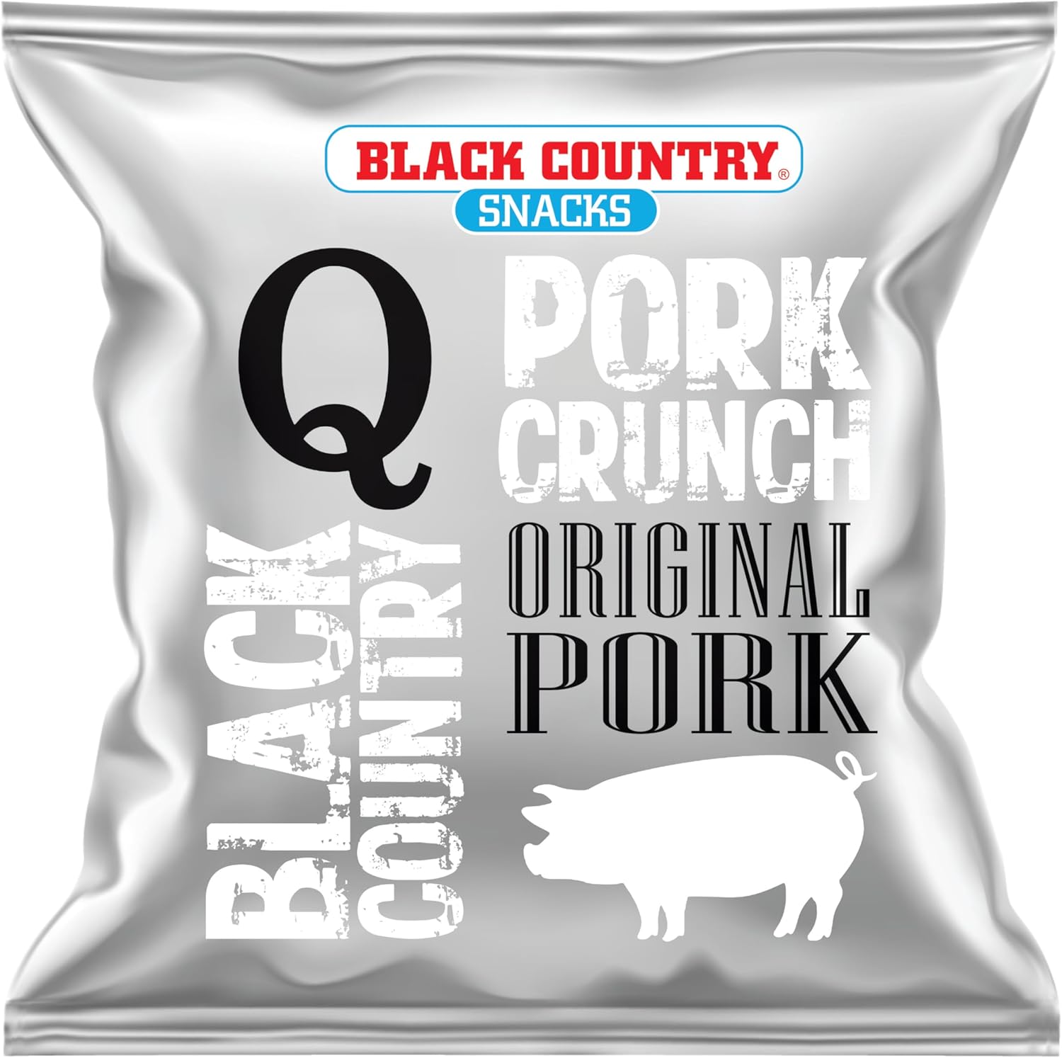 Black Country Pork Scratchings (Pork Crunch) 15 x 30g Hanging Bag Great for the Keto Diet