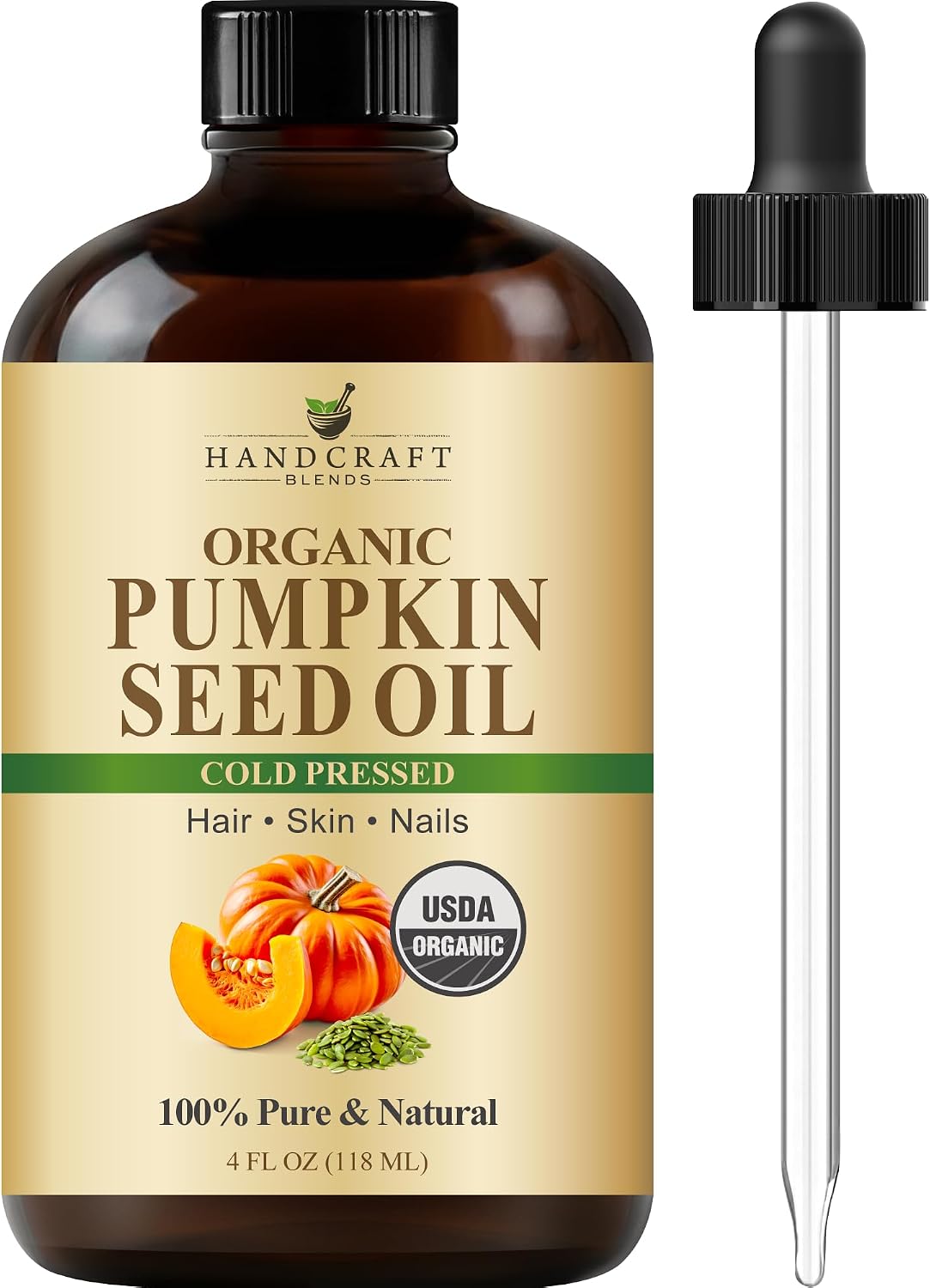 Handcraft Blends Organic Pumpkin Seed Oil - 118 ml