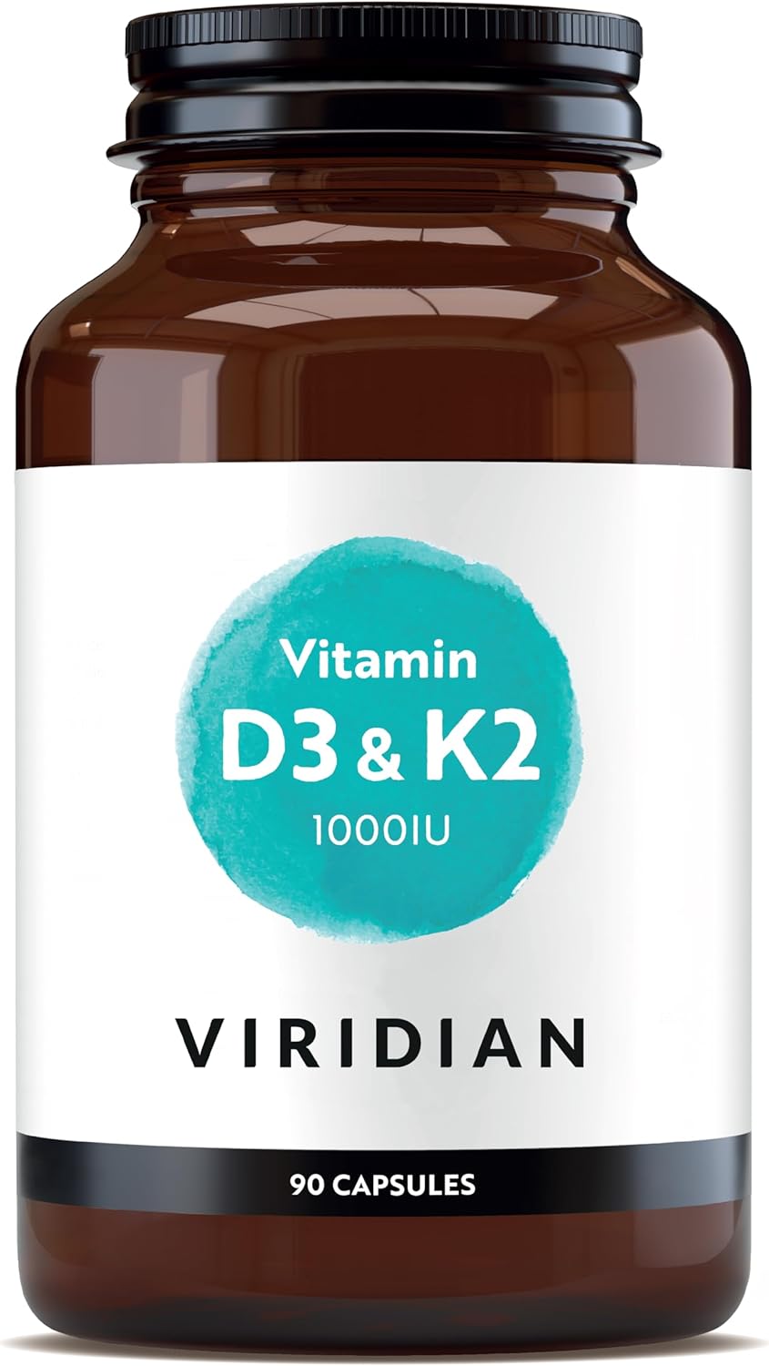 Viridian - Vitamin D3 & K2-90 Caps