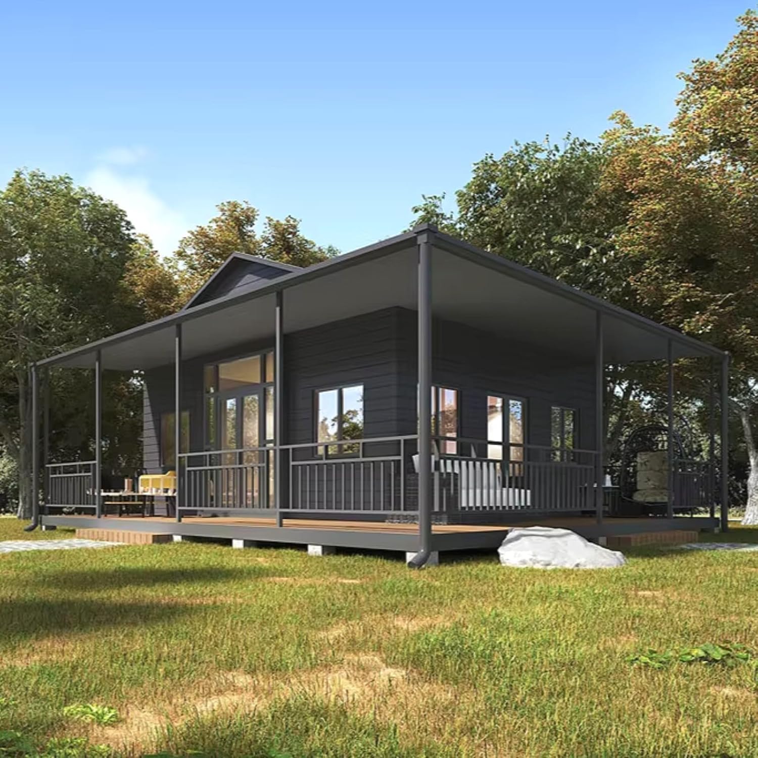 Tiny Houses for Sale Prefab Modular Homes 20&40ft Options Available with3 Bedrooms Featuring Bathrooms and Kitchens Perfect Tiny Houses for Adults, Prefab House, 3 Bedroom Tiny House