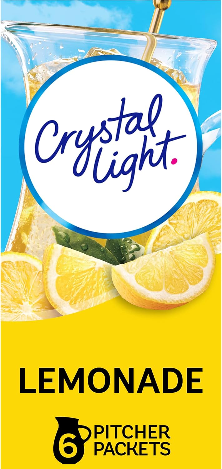 Crystal Light Lemonade Drink Mix Makes 12 Quarts 90g