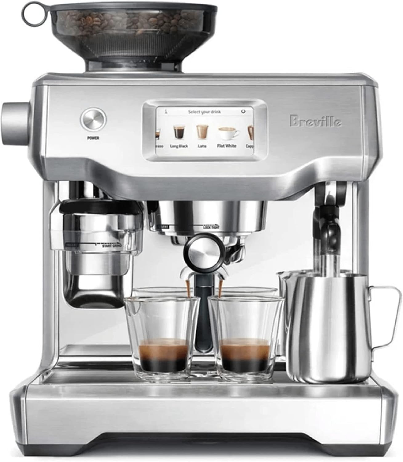 Breville BES990BSS Oracle Touch Espresso Machine, Brushed Stainless Steel