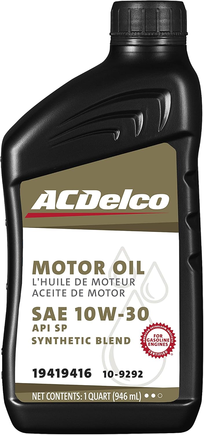ACDelco Gold 10-9292 (19419416) Synthetic Blend 10W-30 Motor Oil - 1 qt