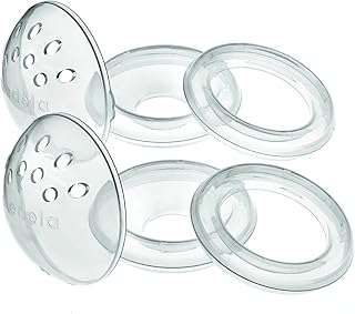 Medela TheraShells Breast Shells, Protect Sore, Flat, or Inverted Nipples while Pumping or Breastfeeding, Natural Appearance and Exceptional Comfort, Made without BPA