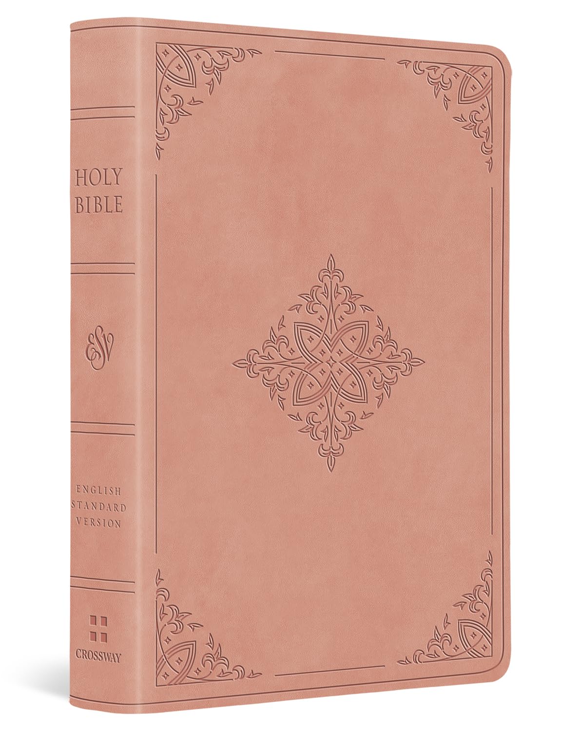 ESV Value Large Print Compact Bible (TruTone, Pink, Fleur-de-lis Design): Holy Bible, English Standard Version