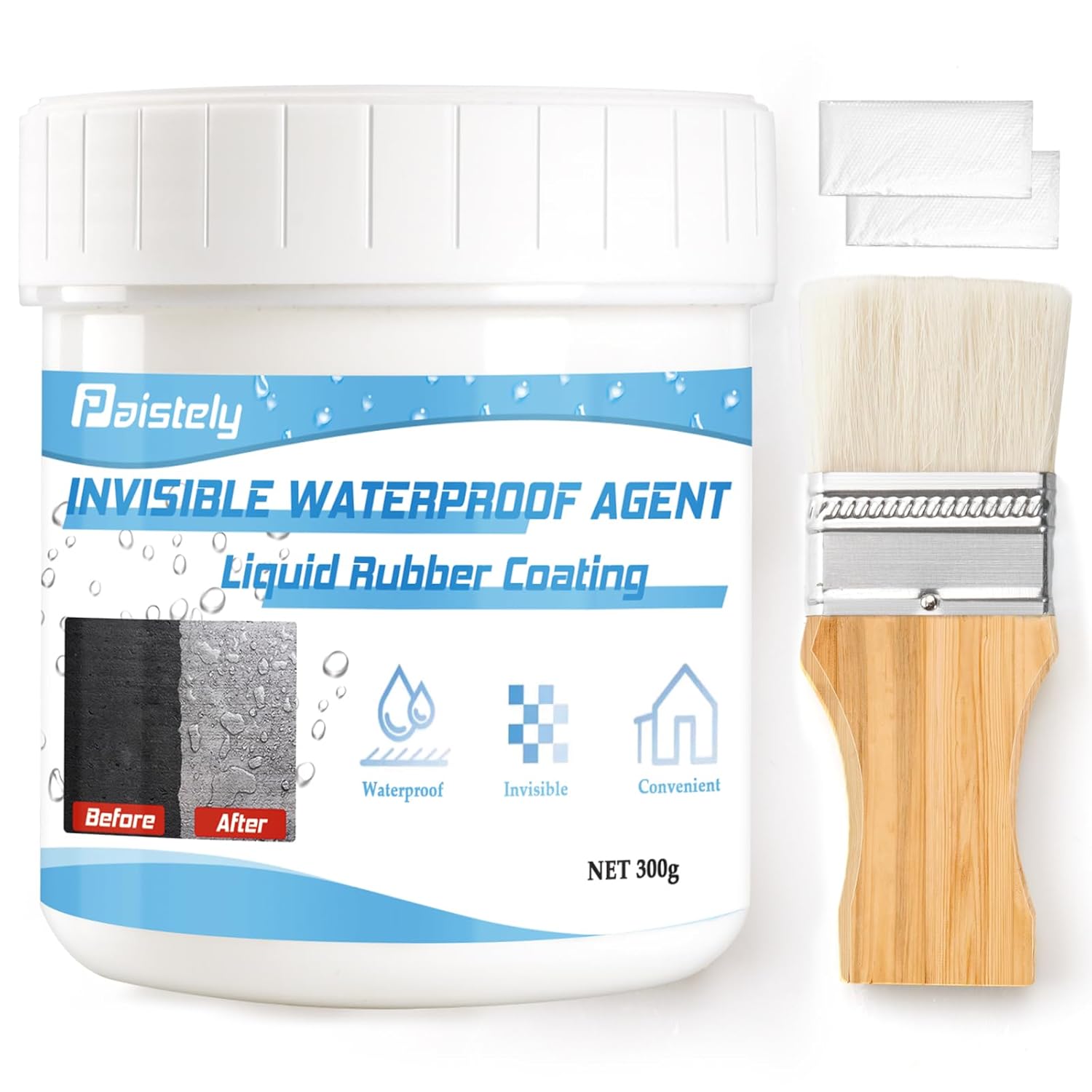 Transparent Waterproof Coating Agent, Super Strong Insulation Sealant, Suitable for Indoor and Outdoor Joints, Cracks and Leaks (300g*1)