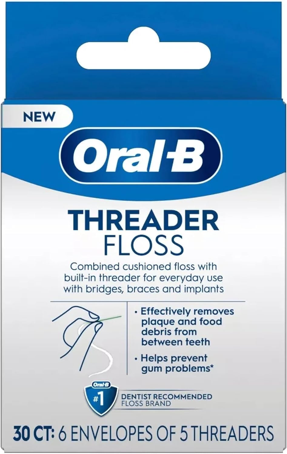 Oral-B Glide Threader Floss (Pack of 4)