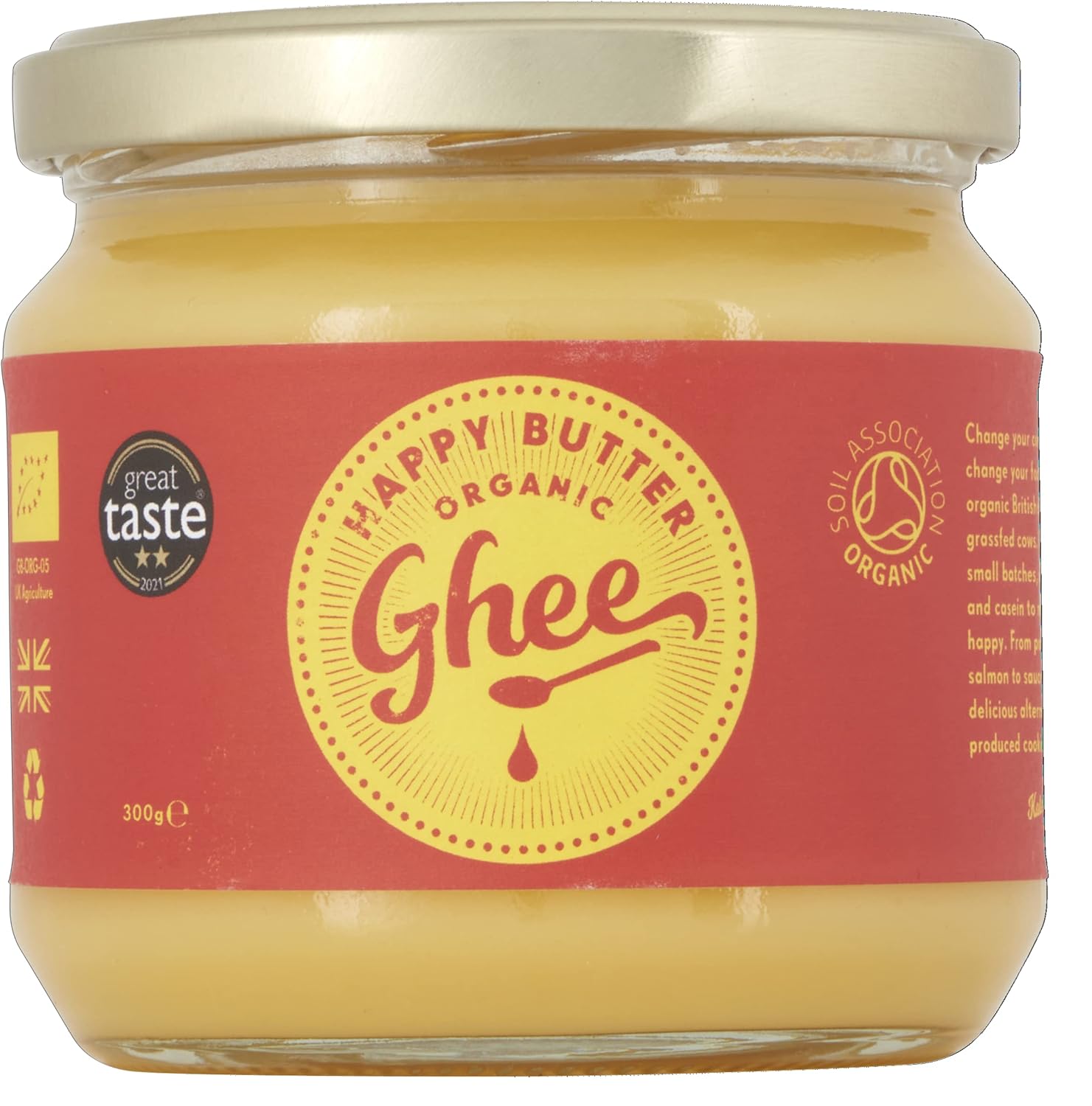 Happy Butter Organic Artisan Ghee, 300g