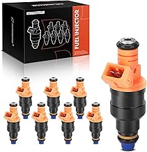 A-Premium Set of 8 Fuel Injector - Compatible with Ford, Lincoln, Mercury Vehicles - 4.6L 5.0L 5.4L 5.8L - E150, E250, E350, F150, F250, F350, Mustang - Replace Part 0280150943, 0280150939, 0280150909