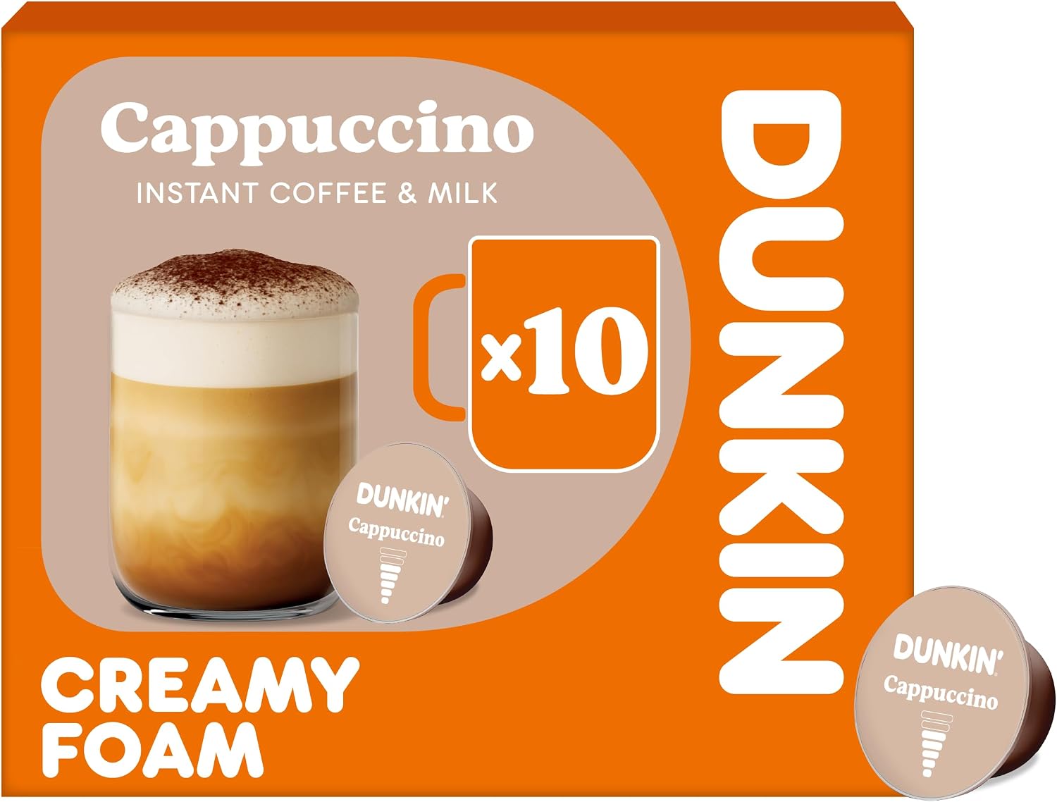 Dunkin' Dolce Gusto Capsules Cappuccino - 10 Capsules