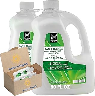 BETRULIGHT Moisturizing Hand Soap Refill, Aloe Vera (80 fl. oz., 2 pk.) Every Order is Elegantly Packaged in a Signature Branded Box!