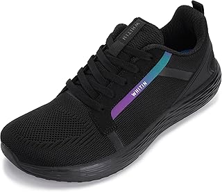 WHITIN Men's Wide Toe Box + Zero Drop Sole Road Running Shoes | Rubber Outsole
