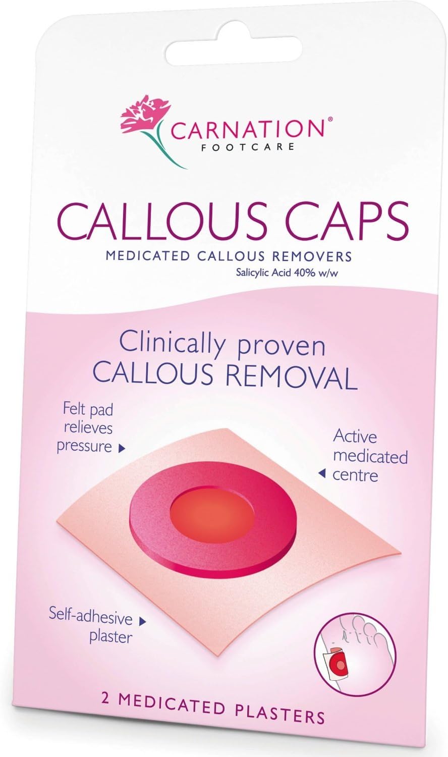 Carnation Footcare Callous Caps x2