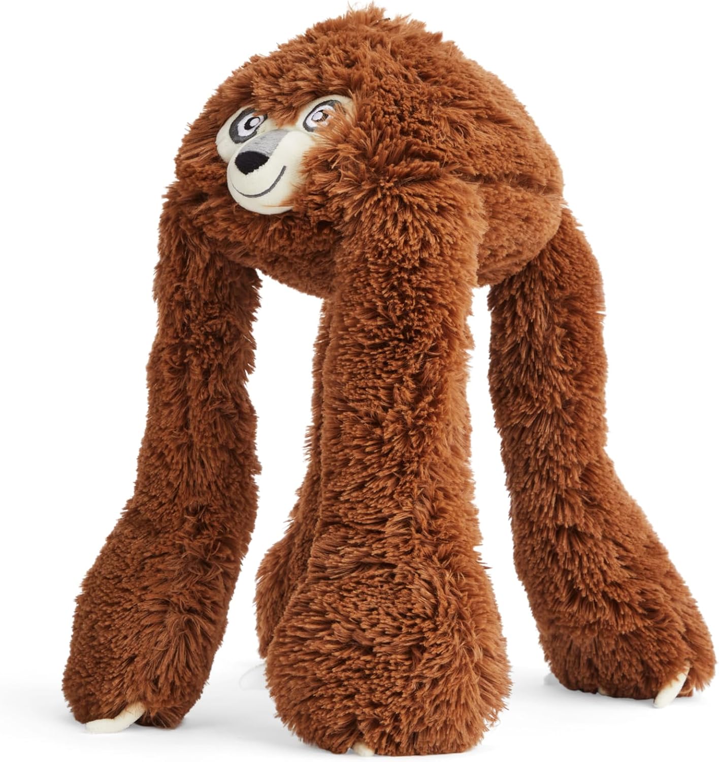 Leaps & Bounds Brown Long-Limb Sloth Dog Toy