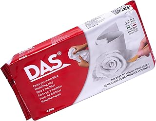 DAS Air Hardening Modeling Clay, 2.2 lb Block, White (387500)