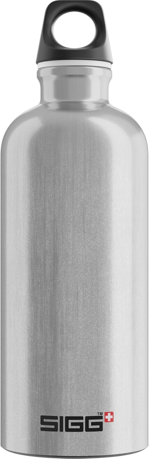 Sigg - Aluminum Water Bottle - Traveller - Climate Neutral Certified - Suitable For Carbonated Beverages - Leakproof & Lightweight - BPA Free - 0.6L / 1L/ 1.5L