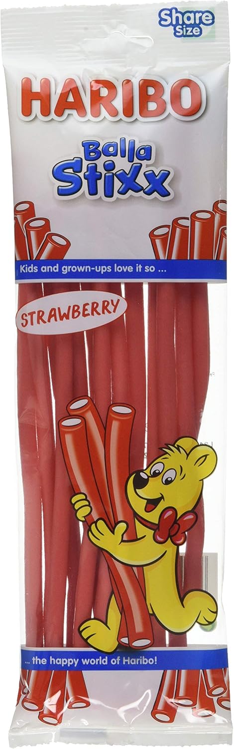 Haribo Balla Stixx Strawberry Sweets, 140g