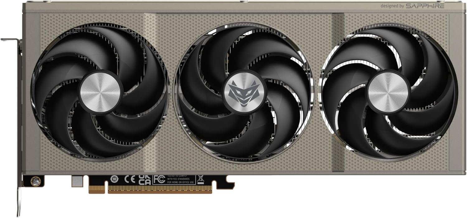 sapphire technology Nitro+ AMD Radeon RX 9060 XT Gaming OC, 16GB Dual HDMI-DP