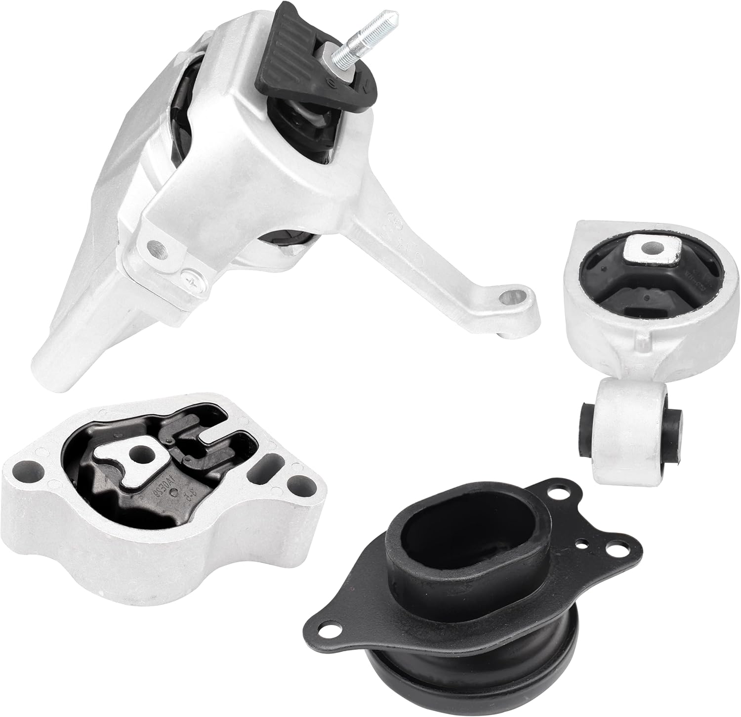 Engine Motor Mount Kit Compatible with 2007-2017 Altima 2.5L 4-Piece Set Replace OE A4339 A4340 A4350 A4353 11210-JA000 11220-JA000 11350-JA00A 11360-JA000