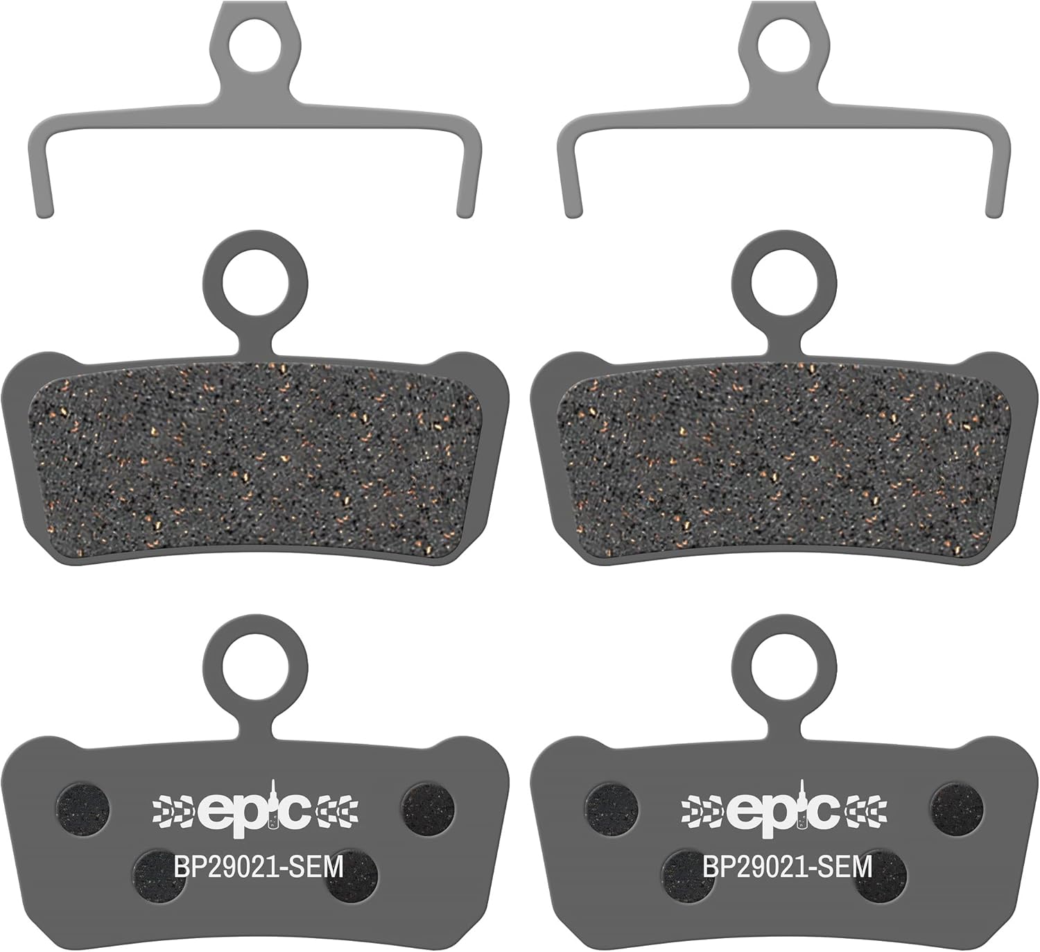 epic Disc Brake Pads for SRAM G2, Guide, Guide Ultimate & Level Stealth Brakes | Organic, Semi-Metallic, Sintered, Ceramic, E-Bike Options | Quiet, Durable, High-Performance | 2 Sets