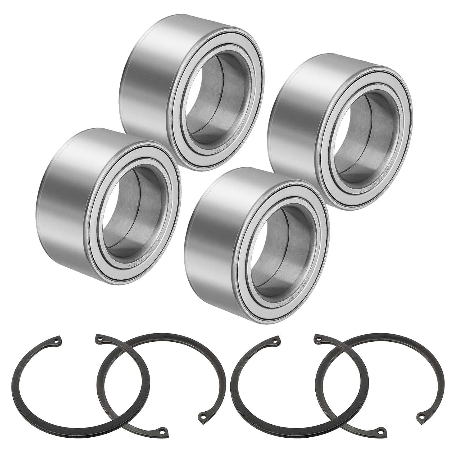 Front & Rear Wheel Bearings for Polaris RZR General Sportsman Scrambler (44x72x33) Heavy Duty