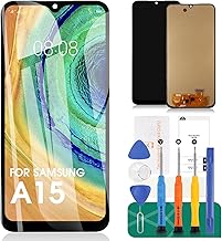 OLED for Samsung A15 4g Screen Replacement for Samsung Galaxy A15 4G/5G LCD Display Digitizer Touch Screen Assembly Repair Kits SM-A155F SM-A156B Black(Not Original)