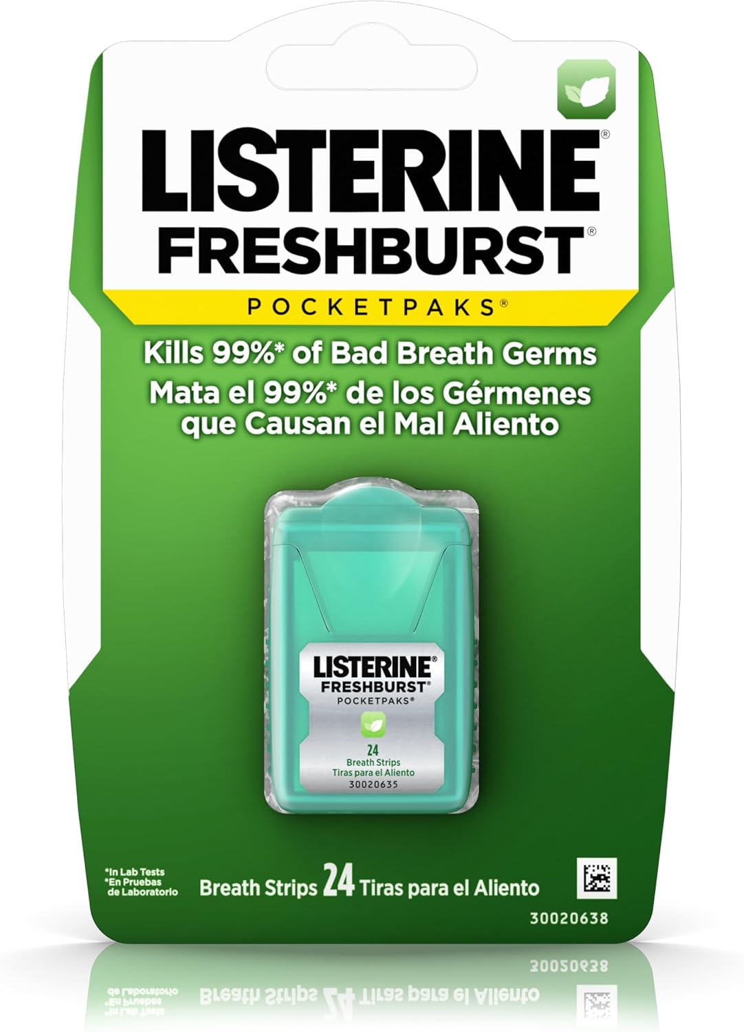 Listerine PocketPaks Breath Strips, Freshburst, 24 ct, 1 Pack
