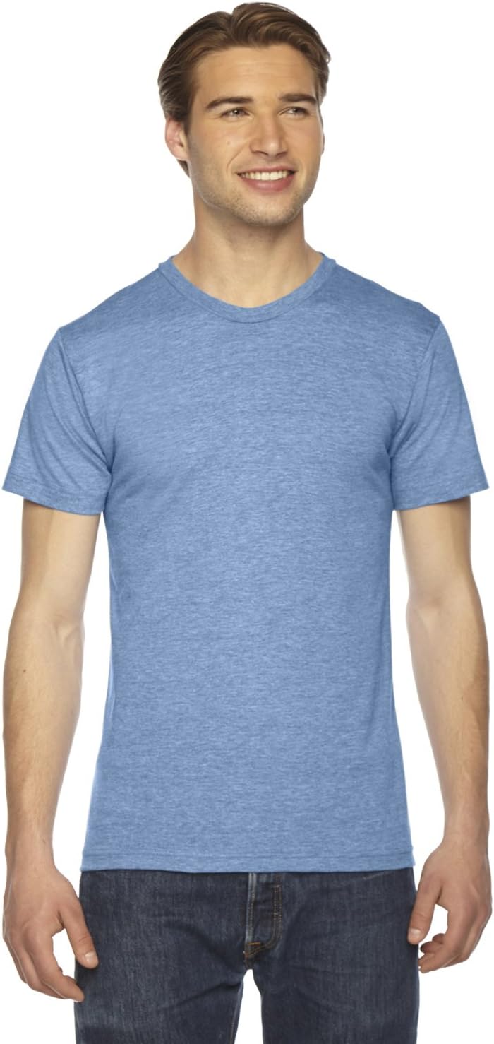 USA-Made Triblend Track Tee by American Apparel