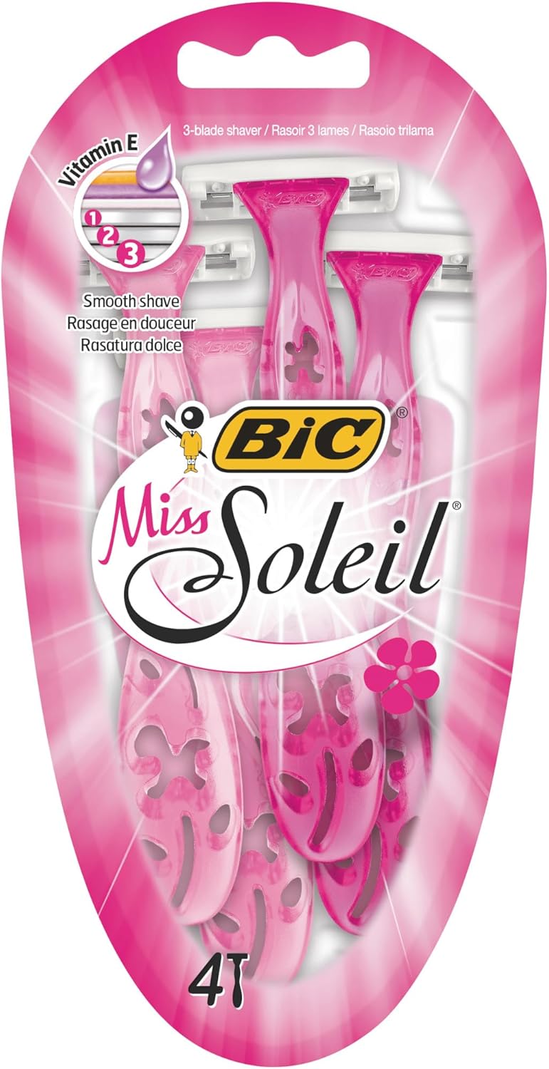 BIC Miss Soleil Disposable Women's Razors, 4 each