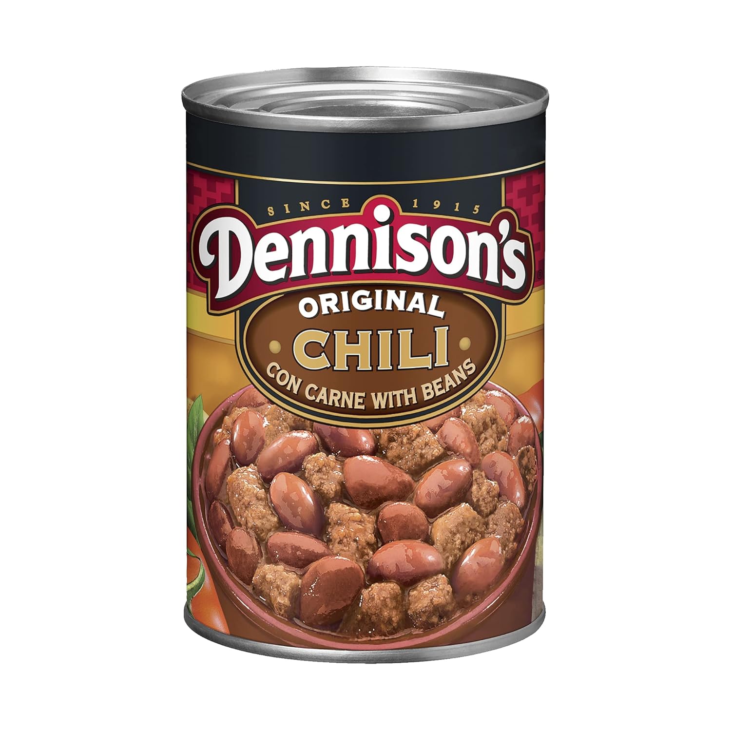 Dennison's Original Chili Con Carne with Beans, Canned Chili, 15 OZ