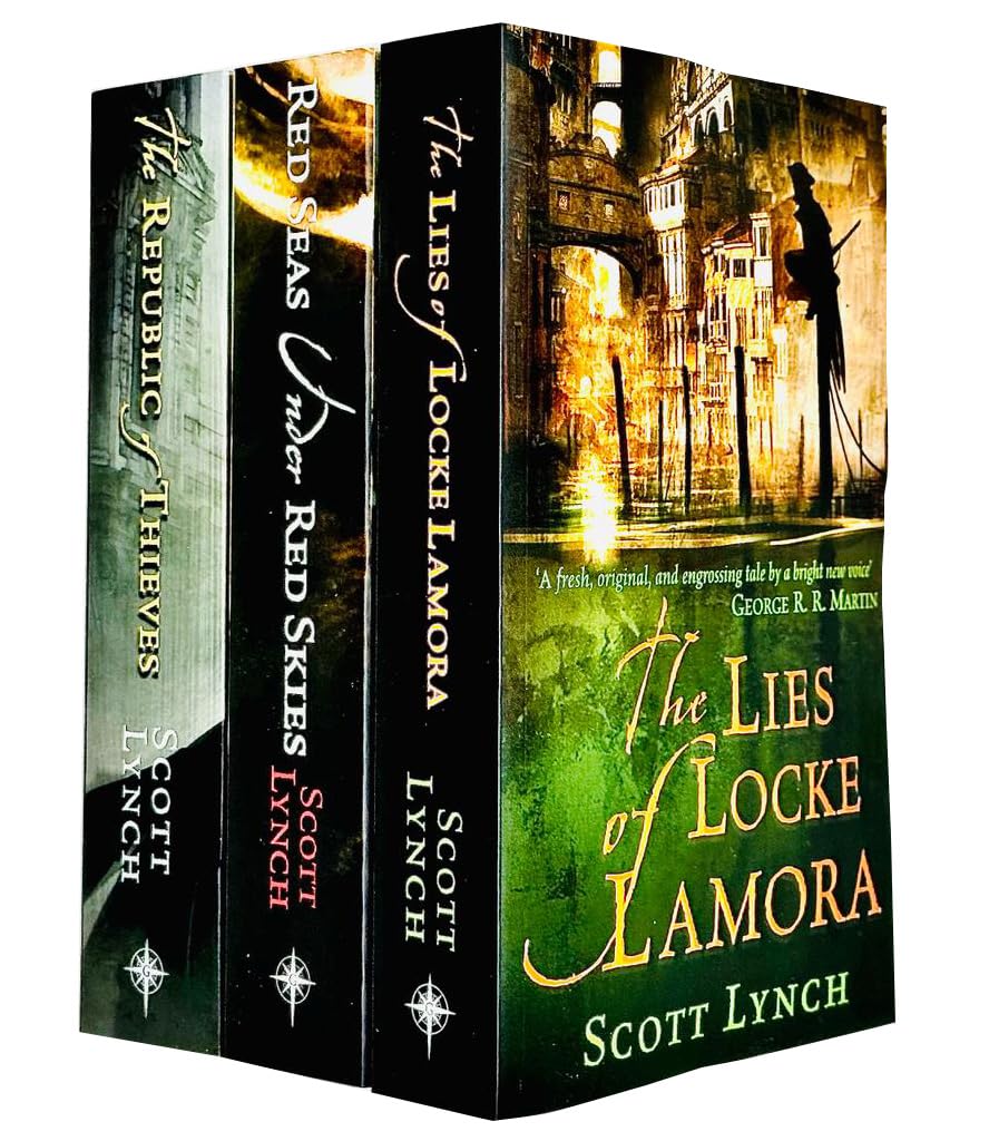 Gentleman Bastard Sequence Series 3 Books Collection Set By Scott Lynch(The Lies of Locke Lamora, Red Seas Under Red Skies & The Republic of Thieves)