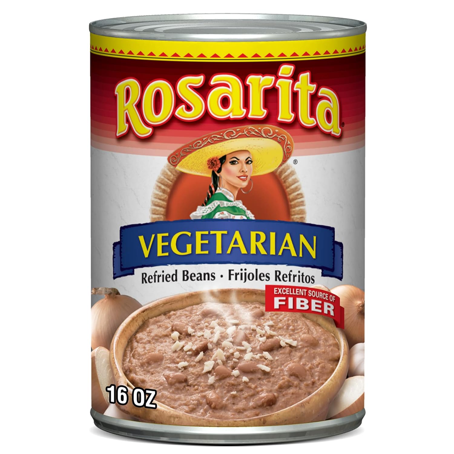Rosarita Vegetarian Refried Beans, 16 oz