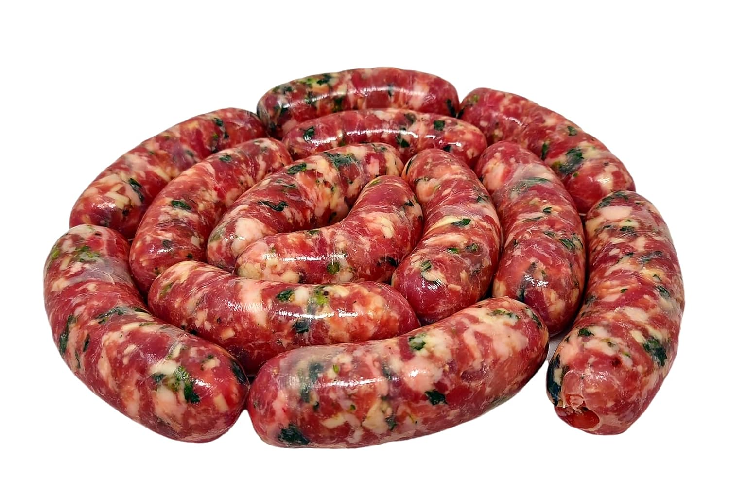 Broccoli Rabe Sausage Links - Frank and Sal Italian Market Made Fresh Daily – 8 Pounds - Nitrate Free No Additives.