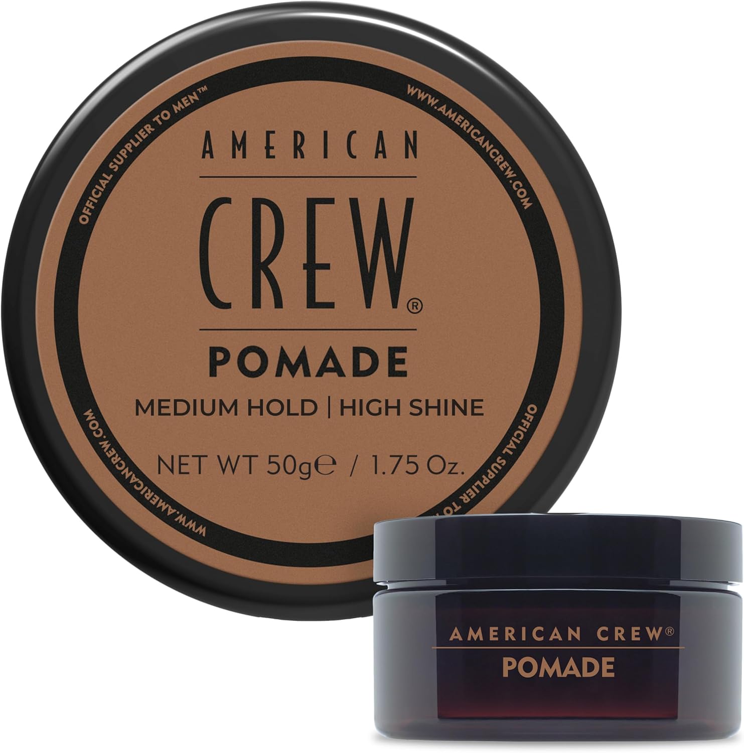 American Crew Pomade for Hold Shine, Single Coloured, 50 g (Pack of 1)