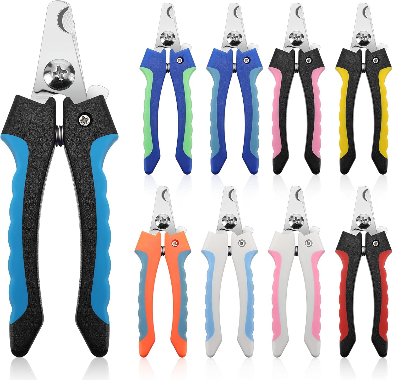 9 Pcs Dog Nail Clippers Bulk Pet Nail Clippers, Dog Toenail Clippers Dog Nail Trimmer Dog Clippers for Grooming Nails Dog Claw Care for Small Medium Dogs
