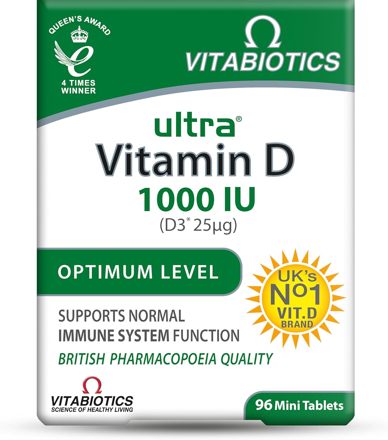 Vitamin D Tablets 1000IU, Vitabiotics Ultra